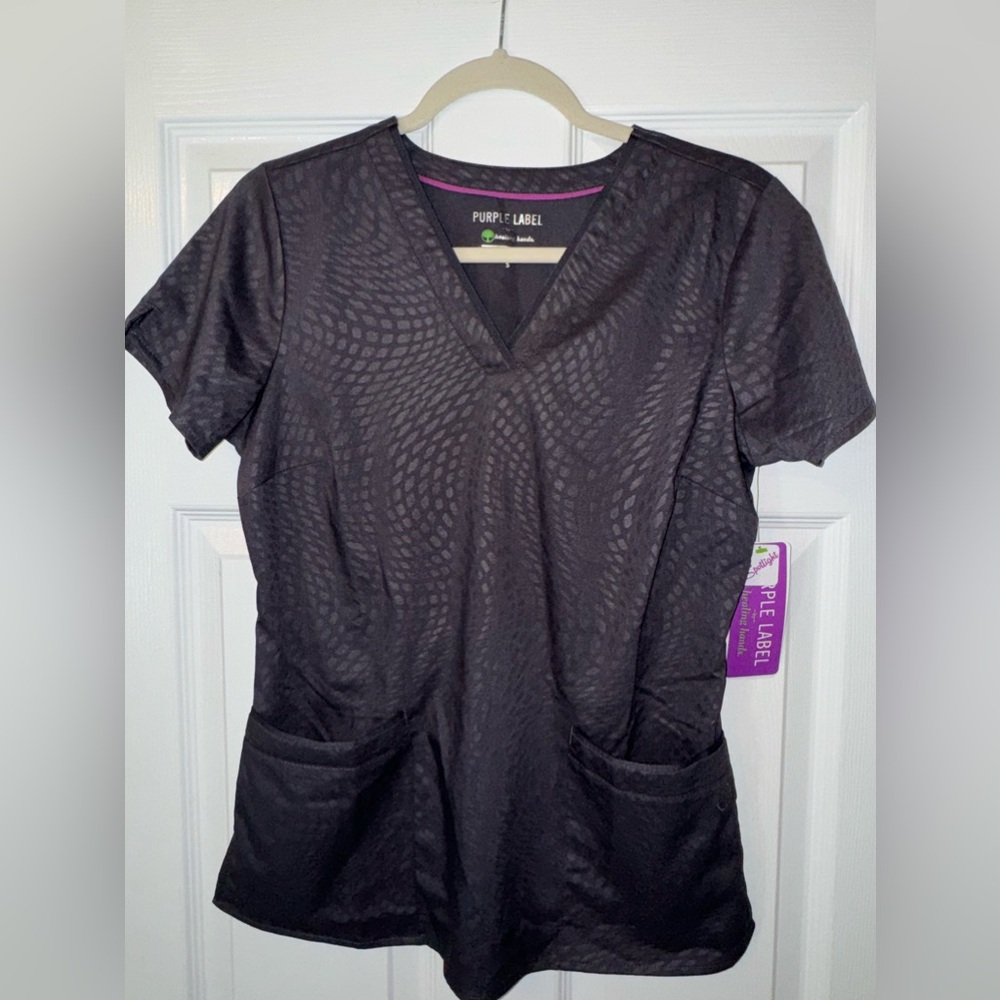 Purple Label by healing hands Scrub Top